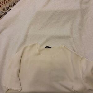 Zara Cream Women's Top